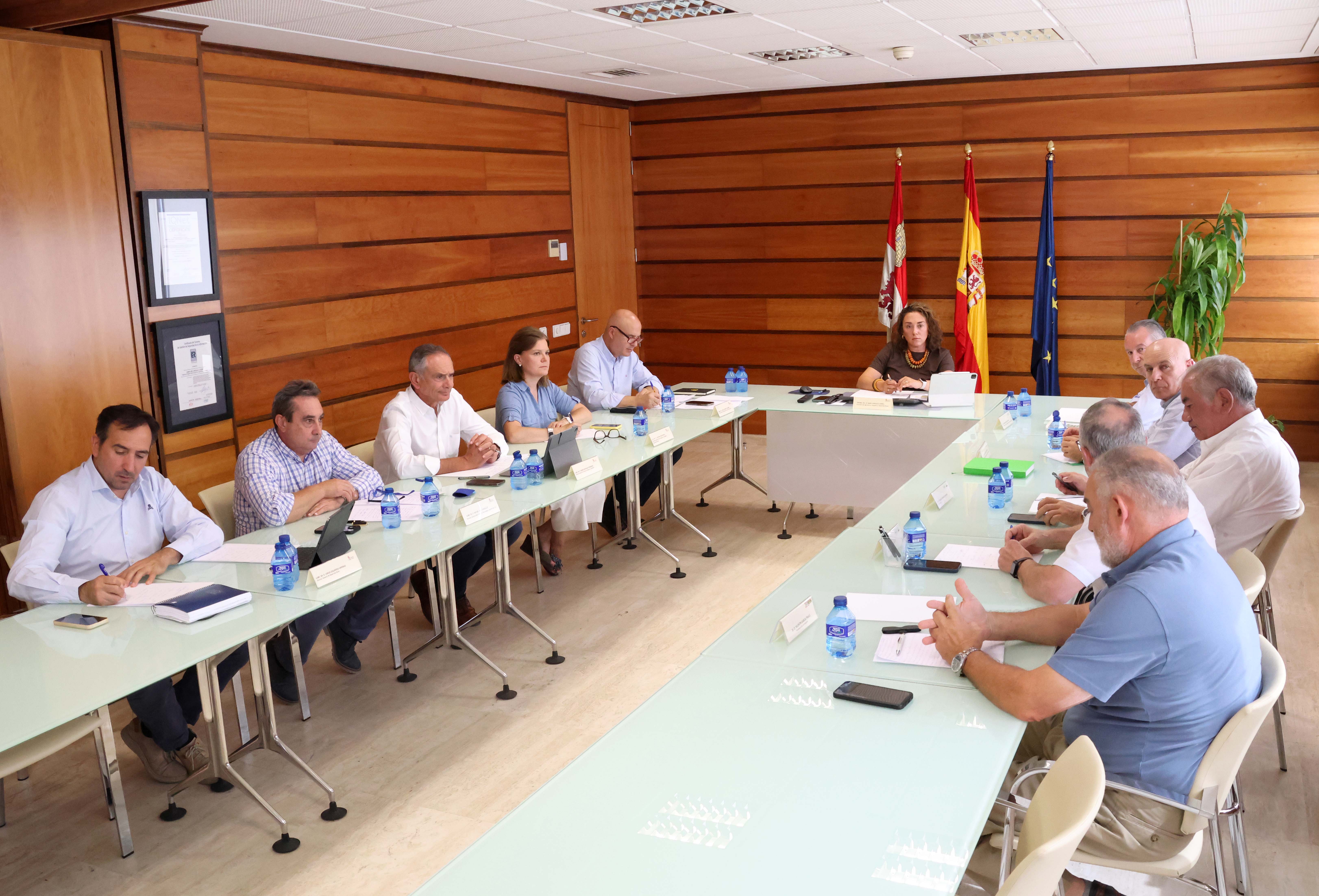 Un instante de la reunión extraordinaria del Consejo Agrario de Castilla y León. | JCYL