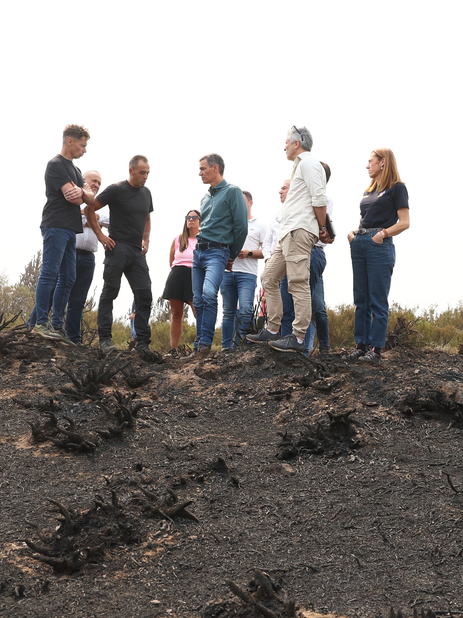 Así fue la visita de Pedro Sánchez a Orallo