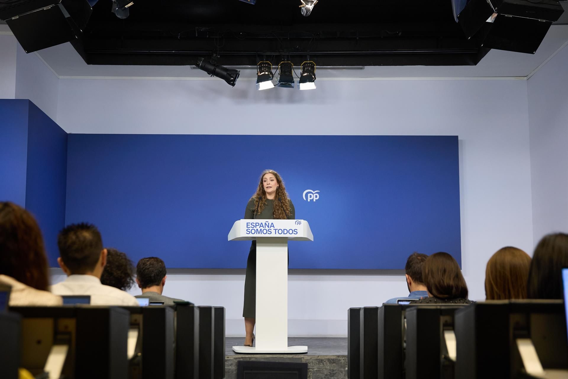 La portavoz del PP en el Congreso, Ester Muñoz. | JESÚS HELÍN (Europa Press)