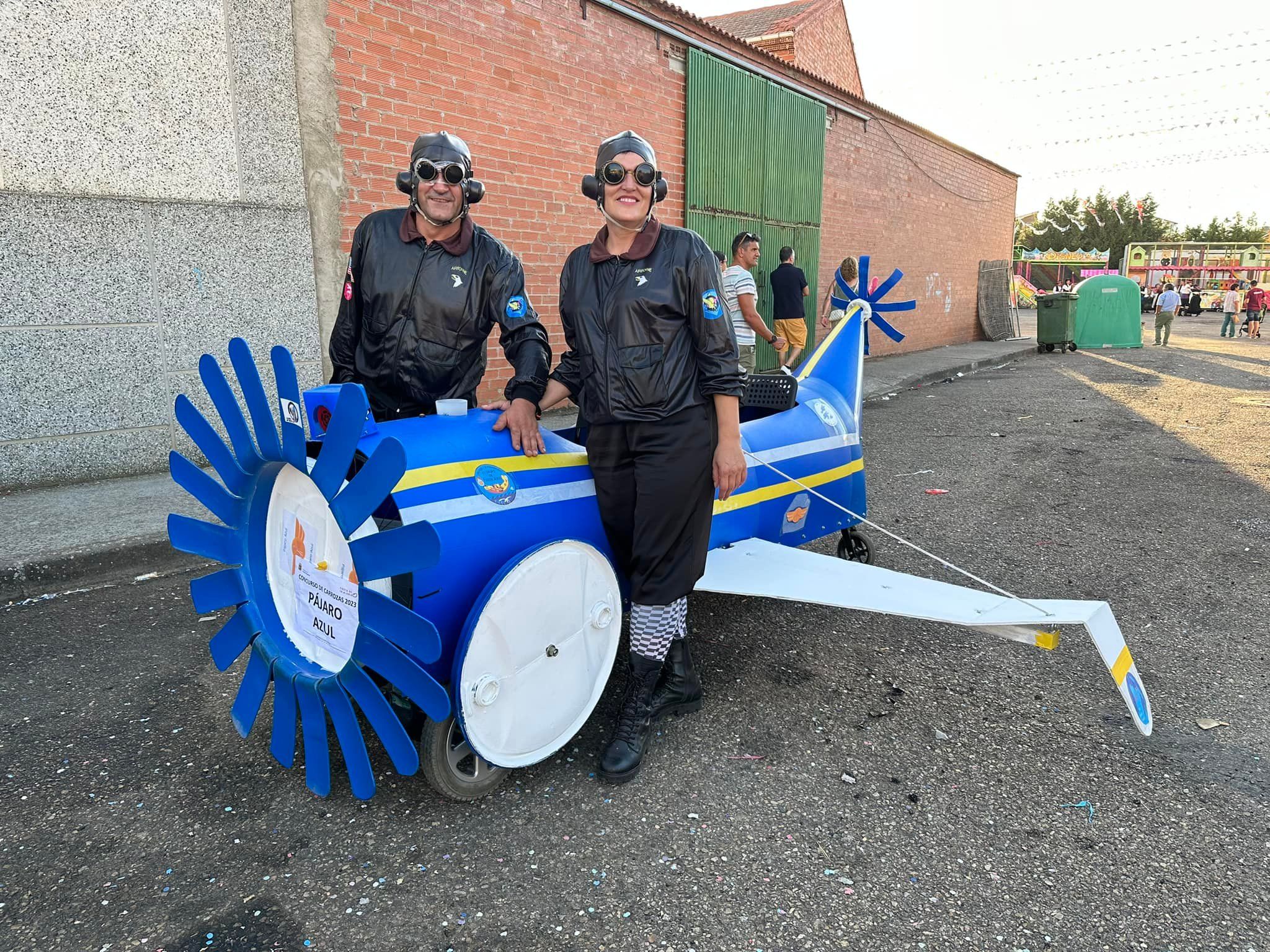 Uno de los disfraces del carnaval de verano de la Alubia de una edición anterior. | L.N.C.