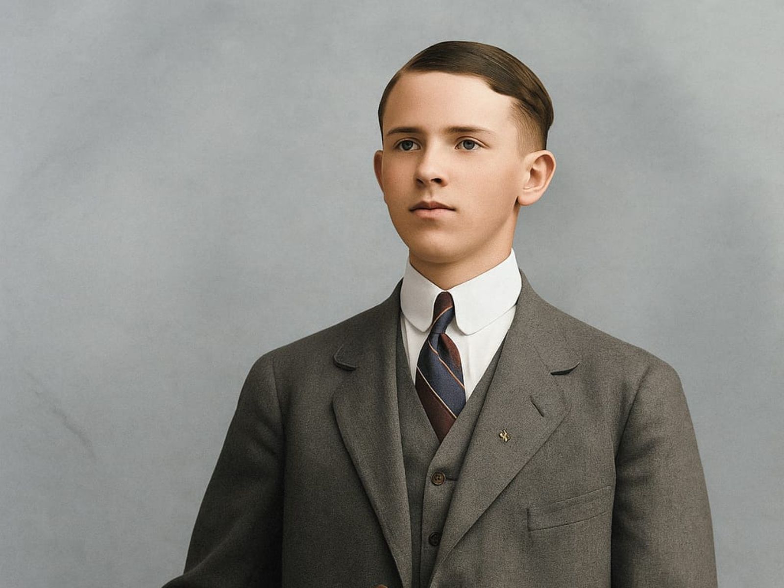 Retrato ‘retocado’ de la única fotografía que conserva la familia | Archivo familiar Retrato ‘retocado’ de la única fotografía que conserva la familia | Archivo familiar