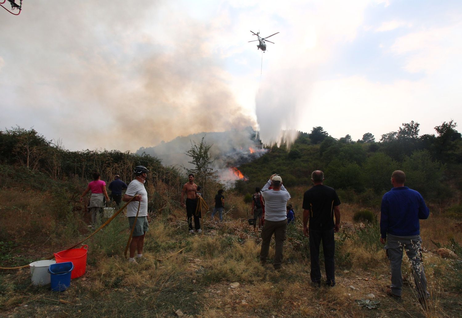 Incendio en Molinaseca | César Hornija (ICAL) Incendio en Molinaseca | César Hornija (ICAL)