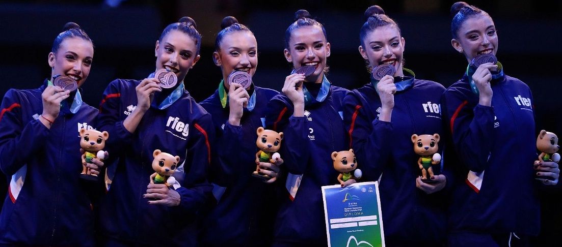 Imagen del conjunto español con las dos leonesas. | RTVE