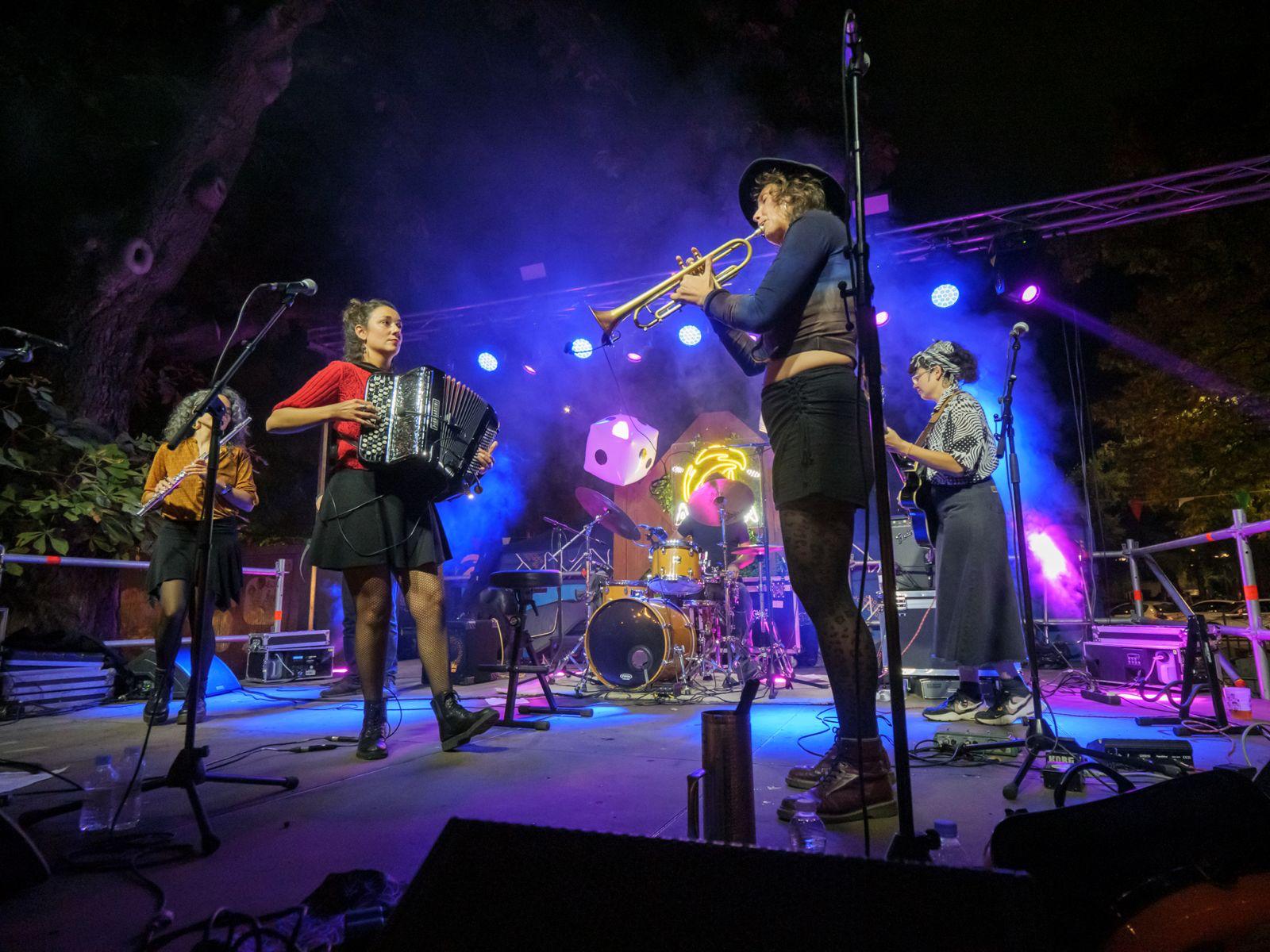 La banda leonesa Prieto Picado durante un concierto. | L.N.C.
