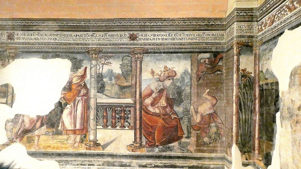 4.Detalle de las pinturas de la Cámara de doña Sancha.