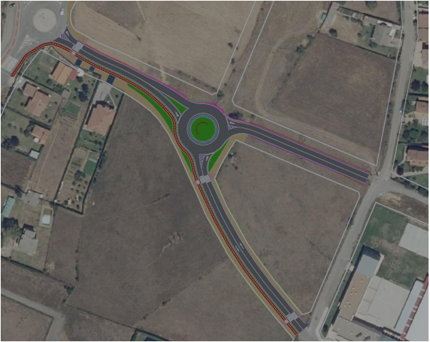 Plano del proyecto para el Remesón y Juan de Juni, en Villaobispo. | L.N.C.