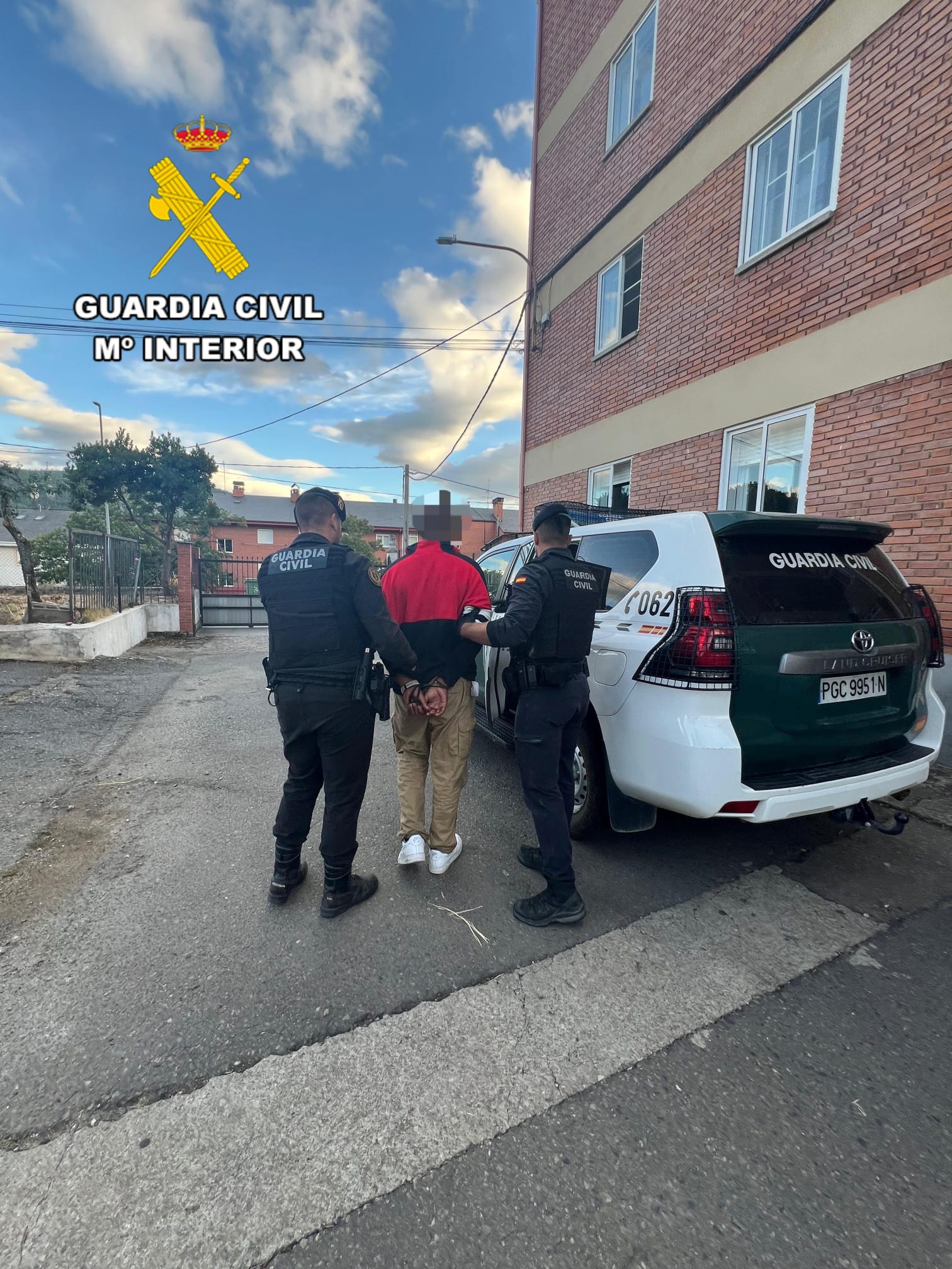 Detenido por el incendio de Berlanga. | G.C. Detenido por el incendio de Berlanga. | G.C.