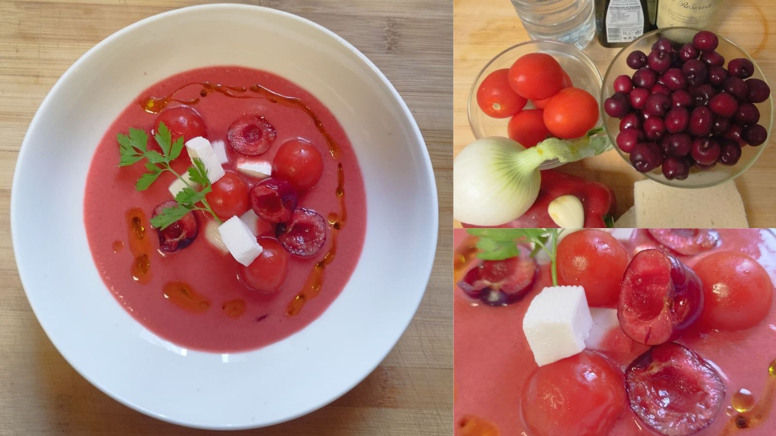 El gazpacho de cerezas de Marcelo Ramón