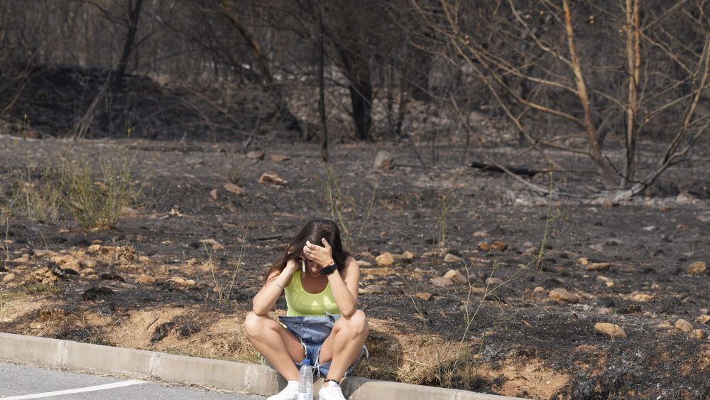Desolación por el incendio que arrasó el paraje Patrimonio de la Humanidad Las Médulas. | CÉSAR HORNIJA (ICAL)