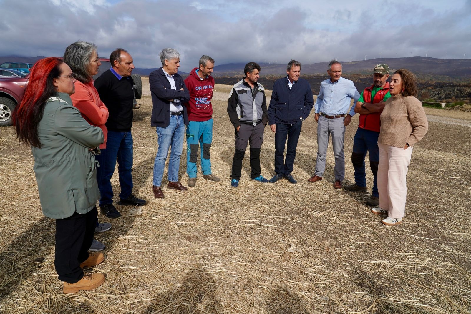 Zona afectada por los incendios en Chana de Somoza | Campillo (ICAL) Zona afectada por los incendios en Chana de Somoza | Campillo (ICAL)
