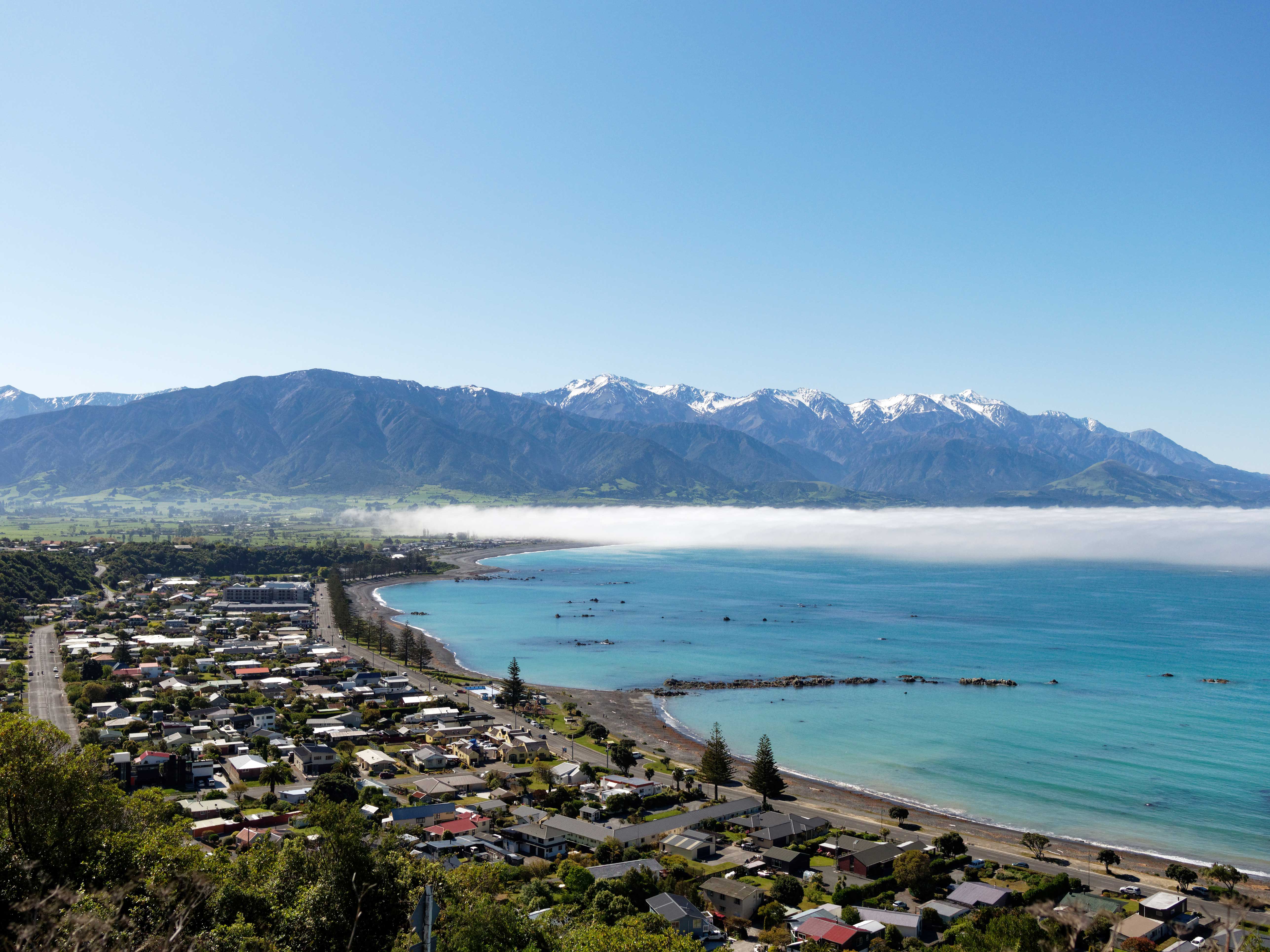 Kaikoura, el lugar más alejado de León de todo el mundo, está bañado por el Pacífico. | L.N.C. Kaikoura, el lugar más alejado de León de todo el mundo, está bañado por el Pacífico. | L.N.C.
