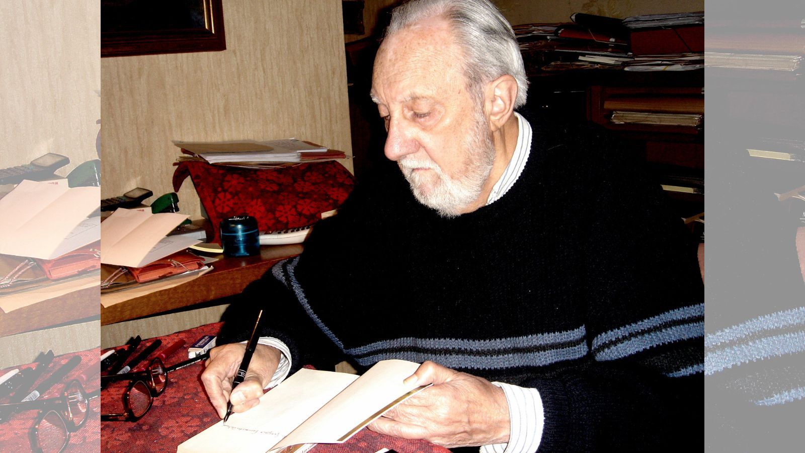 Antonio Pereira en su casa.