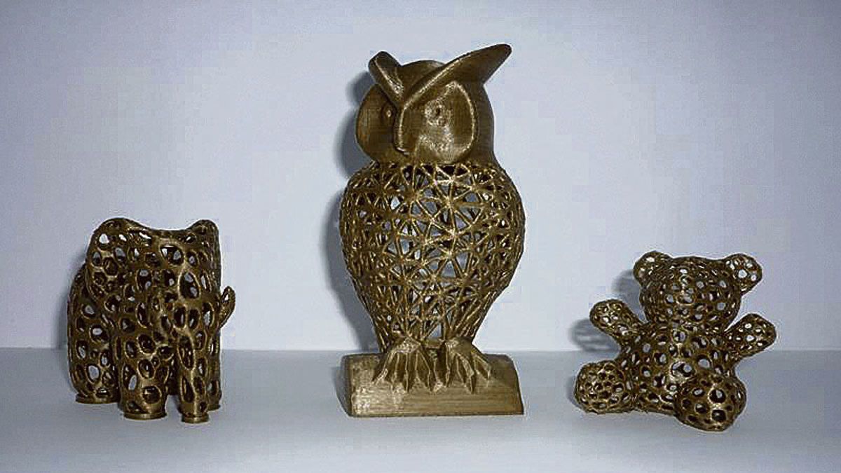 Algunos de los productos que podrán verse en la exposición y que pueden fabricarse con impresoras 3D. | IBERO3D