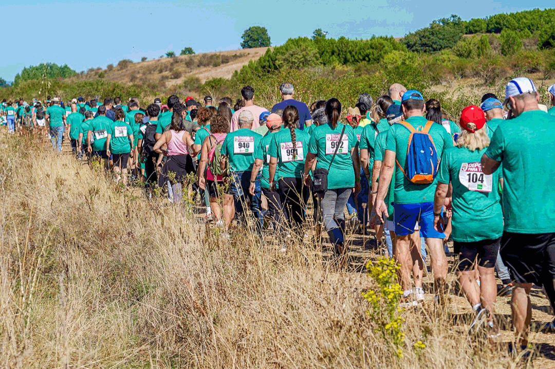 Uno de los momentos de la competición, que reunió a más de 600 corredores. LUIS ANTONIO PRIETO