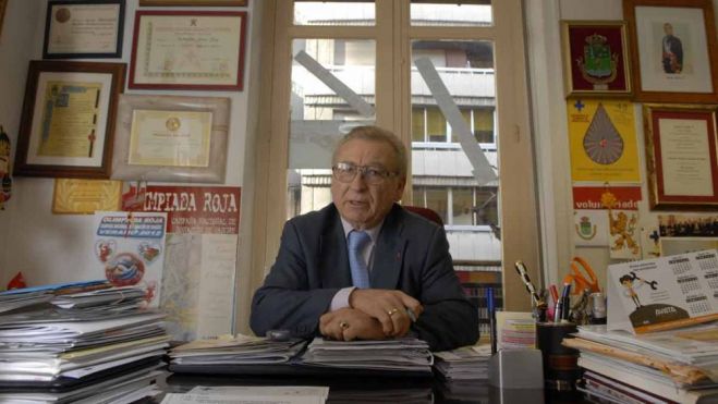 Martín Manceñido, presidente de la Asociación Nacional de Donantes de Sangre. | MAURICIO PEÑA Martín Manceñido, presidente de la Asociación Nacional de Donantes de Sangre. | MAURICIO PEÑA