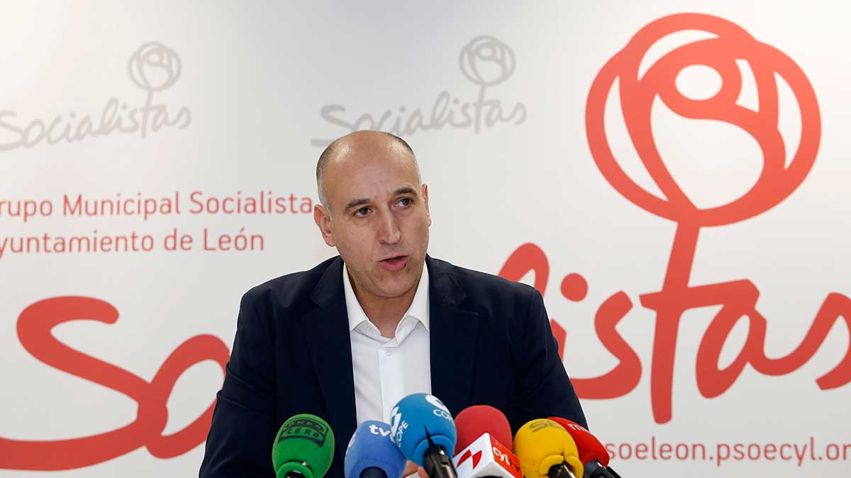 José Antonio Diez es el candidato del PSOE a la Alcaldía de León. | ICAL