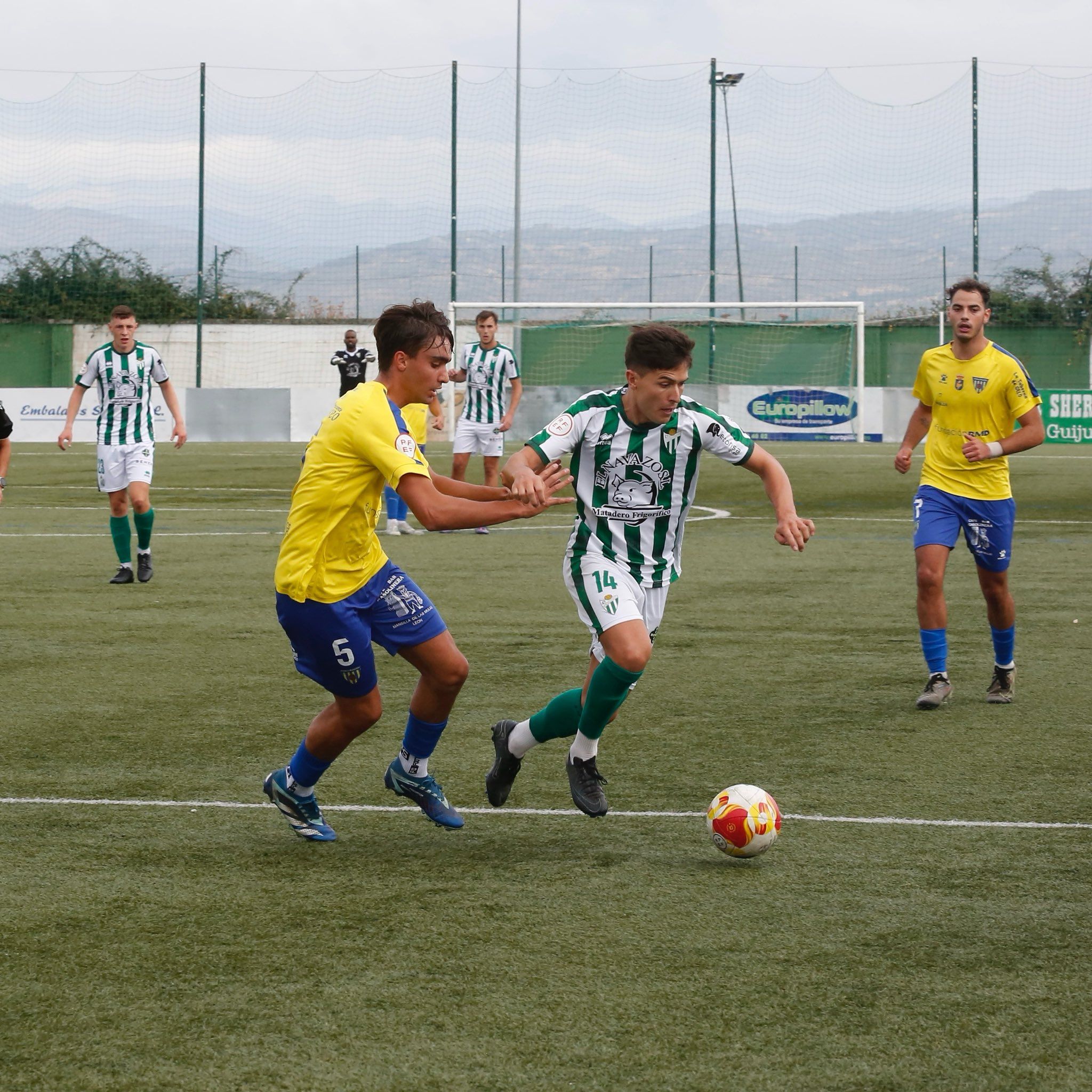 El Mansillés debutó la semana pasada ante el Guijuelo, próximo rival de La Virgen. GUIJUELO