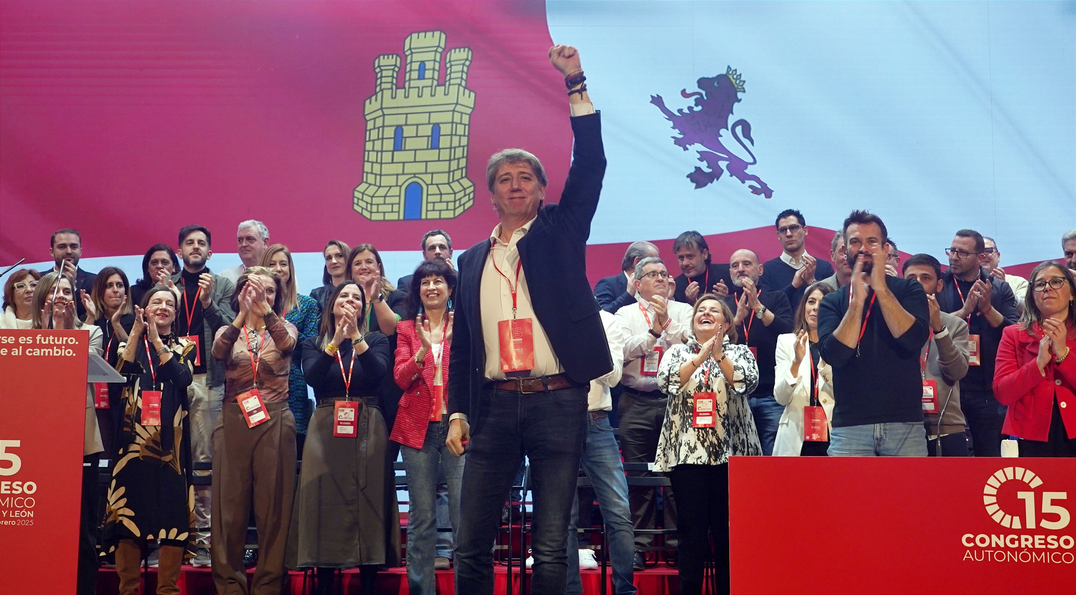 El secretario general del Partido Socialista de Castilla y León, Carlos Martínez. | MIRIAM CHACÓN
