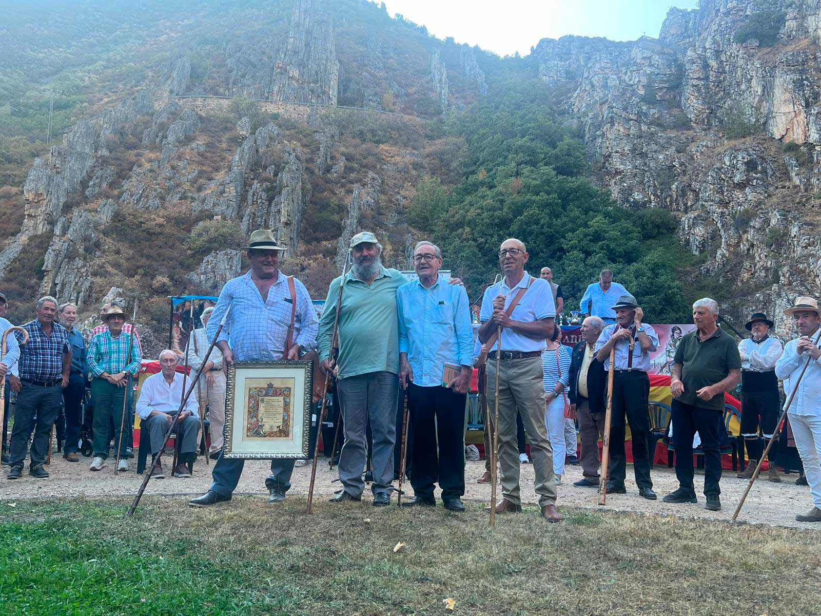  Fulgencio Fernández, periodista de las Nueva Crónica, fue el 'padrino´ de la 48ª edición de La Fiesta del Pastor. | L.N.C.