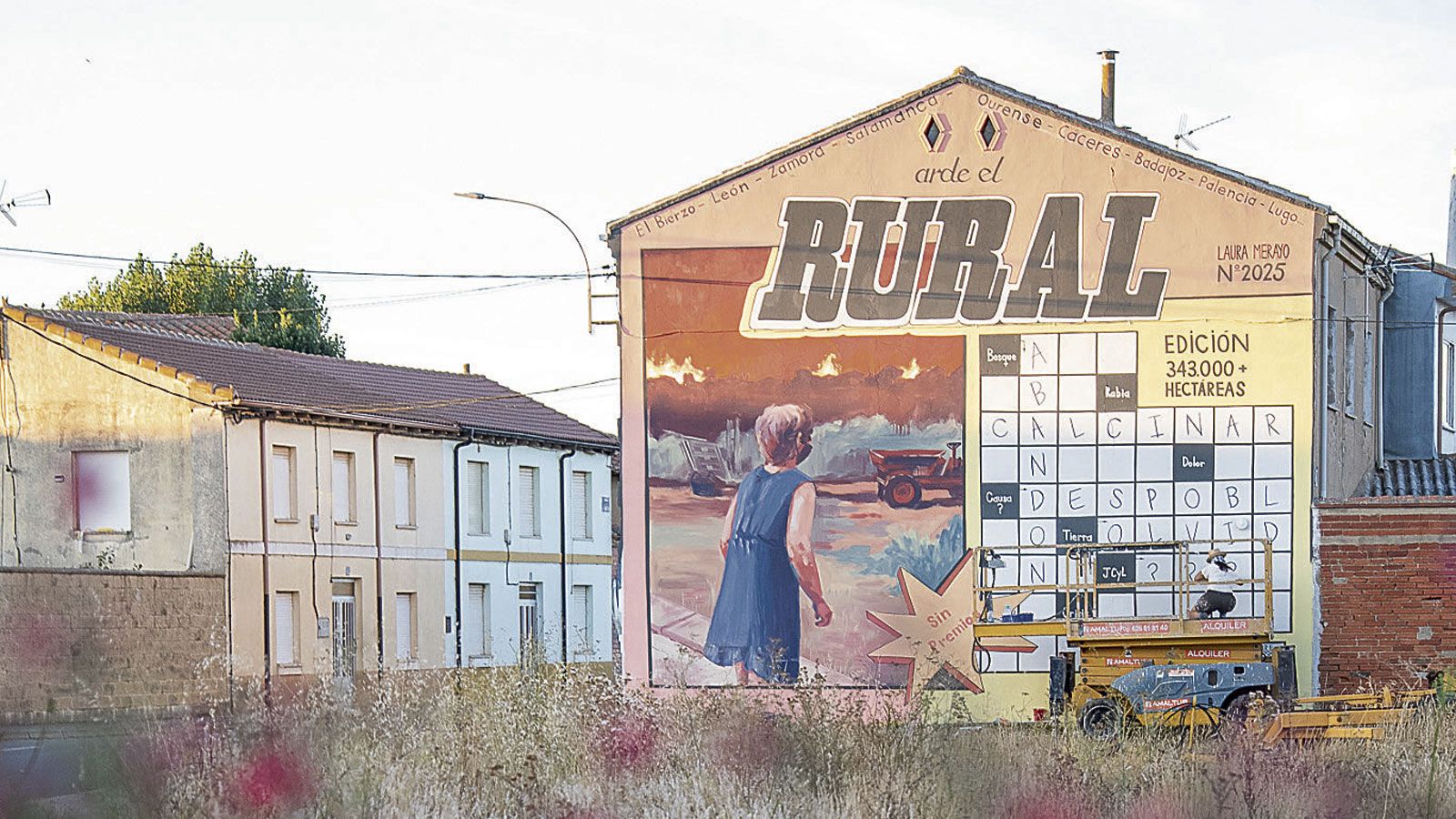 Los incendios producidos en agosto fueron uno de los hilos conductores del festival Suco. | ISA B. YENDE