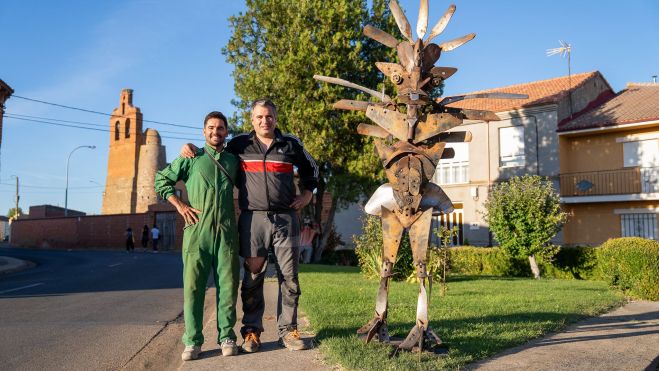 Una de las obras localizadas en San Pedro Bercianos. ISA B. YENDE