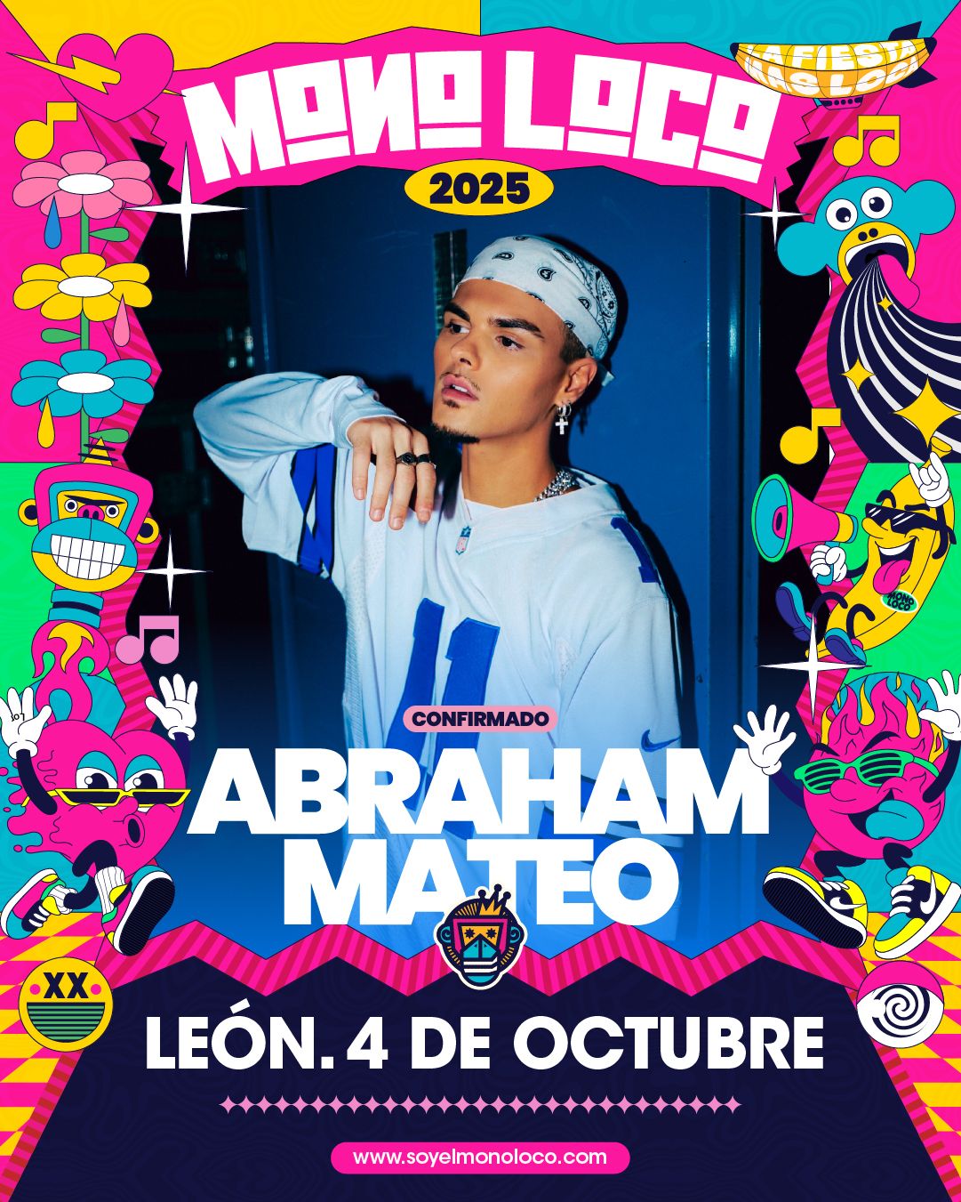 Abraham Mateo, último artista confirmado del Monoloco Fest del 4 de octubre.