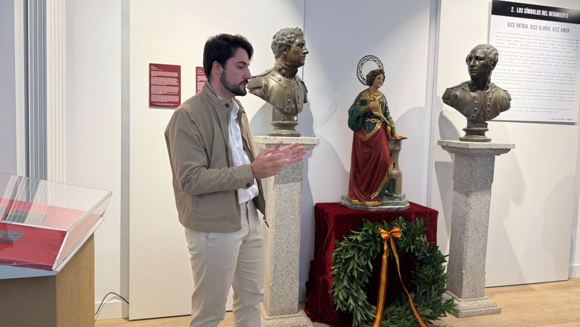 Un instante de la presentación de la muestra. | L.N.C.