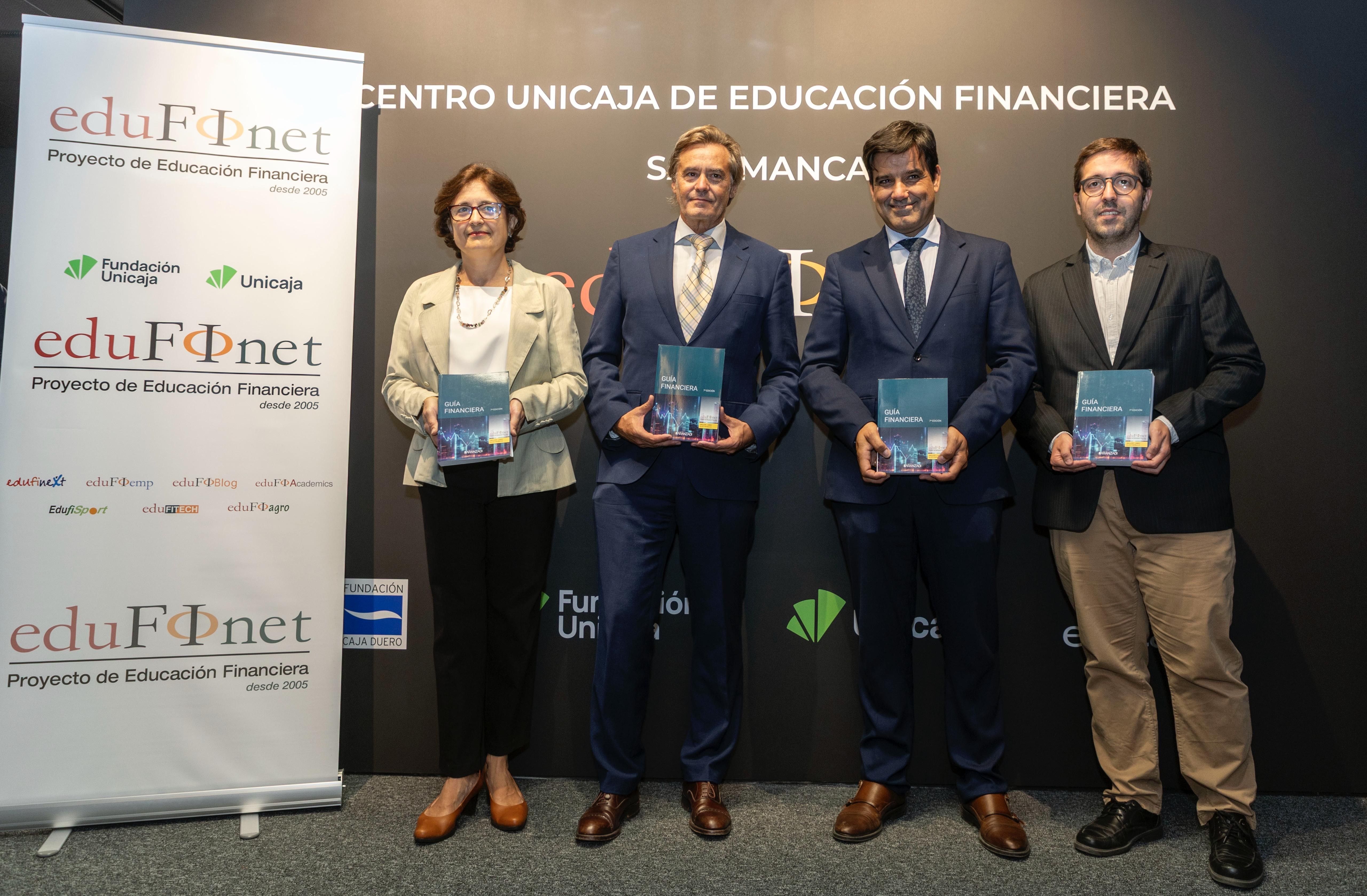 La presentación ha tenido lugar en el Centro de Educación Financiera de Edufinet en Salamanca. | L.N.C.
