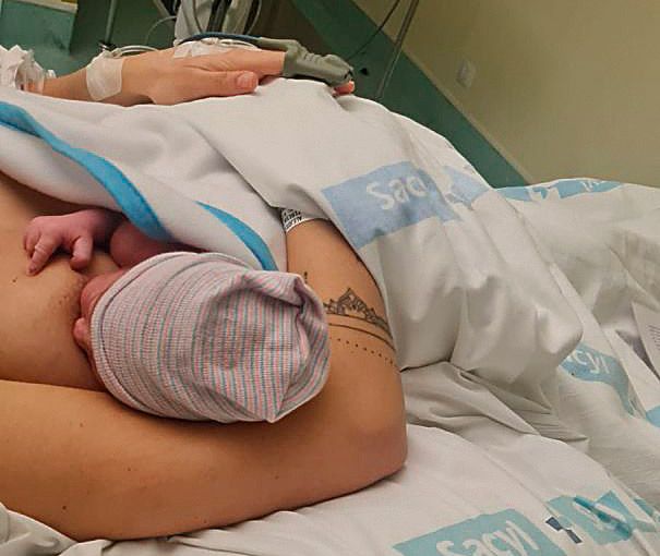 Nuno Chamorro fue el primer bebé leonés de este 2025, un año en el que sigue reduciéndose la natalidad. | L.N.C.