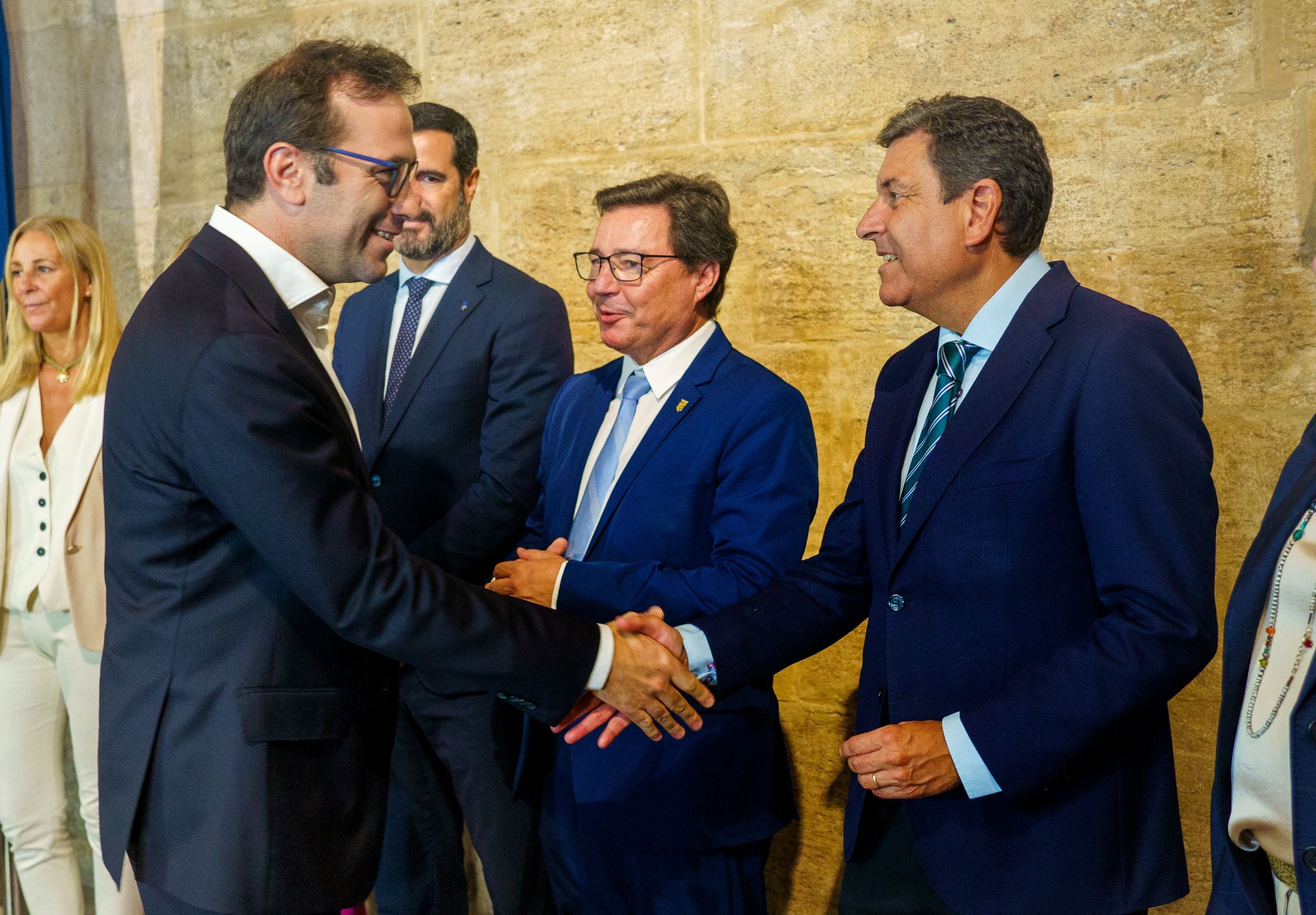 El consejero Carlos Fernández Carriedo en un acto en Valencia este miércoles. | ICAL