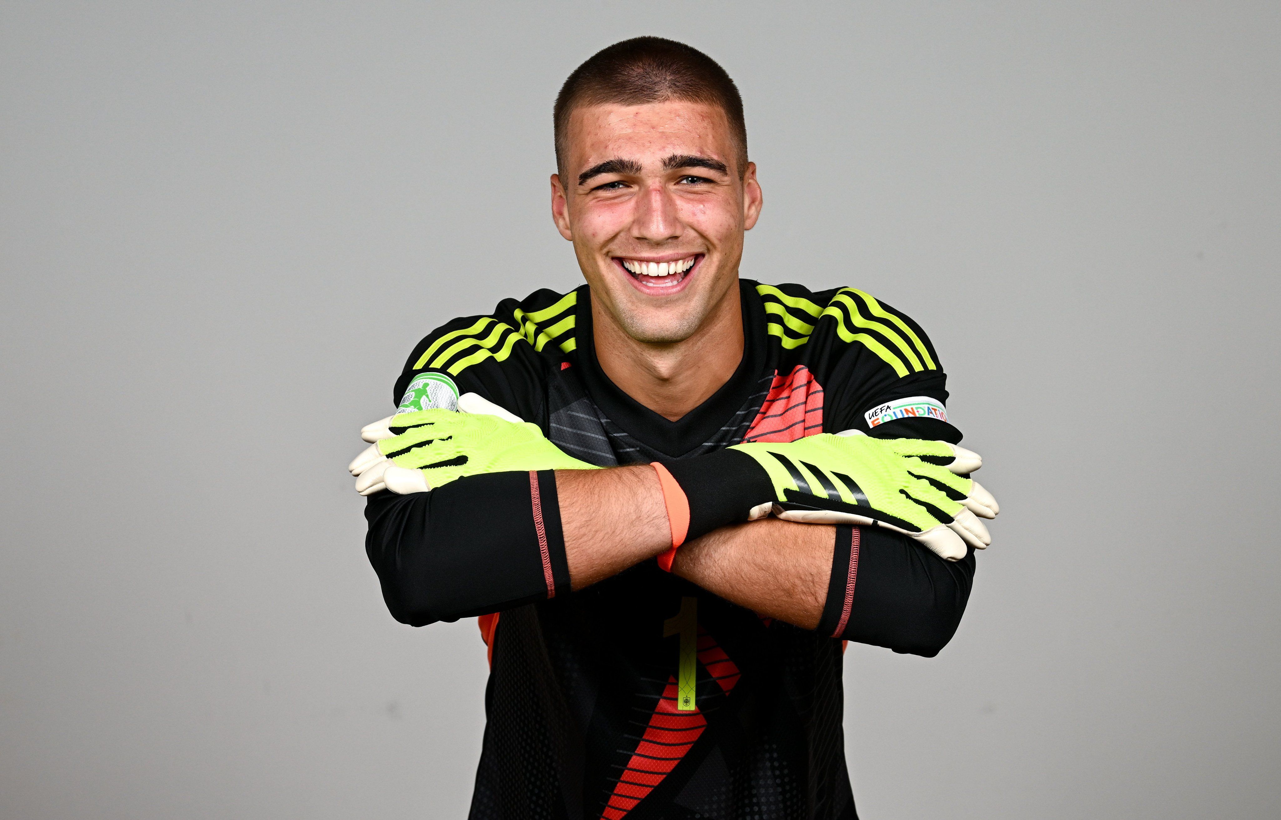 El portero leonés Fran González disputará el Mundial Sub-20. | SEFÚTBOL