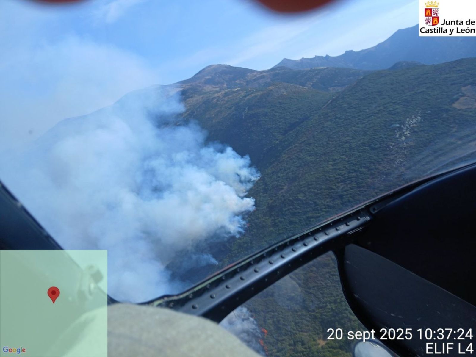 Imagen aérea de la zona afectada por el incendio en Pendilla de Arbás | NATURALEZA CYL Imagen aérea de la zona afectada por el incendio en Pendilla de Arbás | NATURALEZA CYL