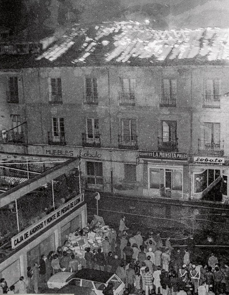 Imagen Incendio Calle la Rua 1977 001