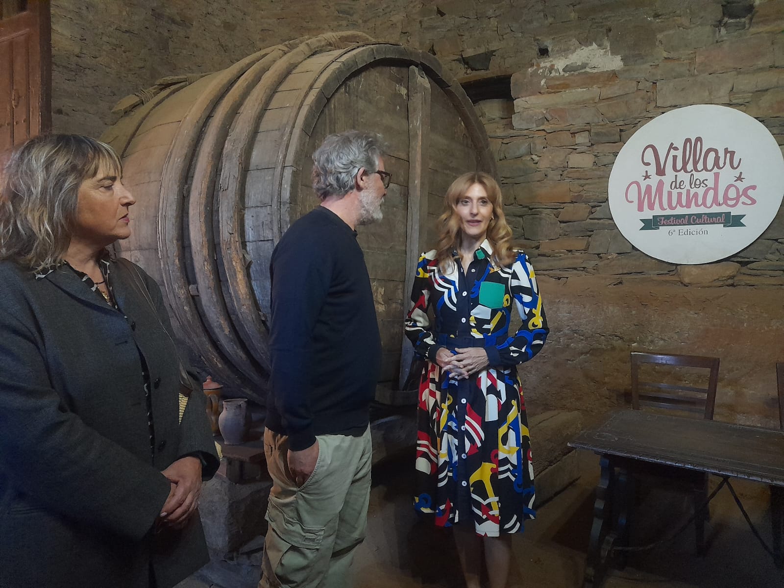 Presentación de Villar de los Mundos en la bodega de Nicolás de la Carrera. | MAR IGLESIAS