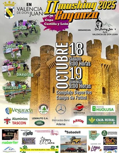 Valencia Don Juan volverá a ser escenario de la espectacularidad del mushing