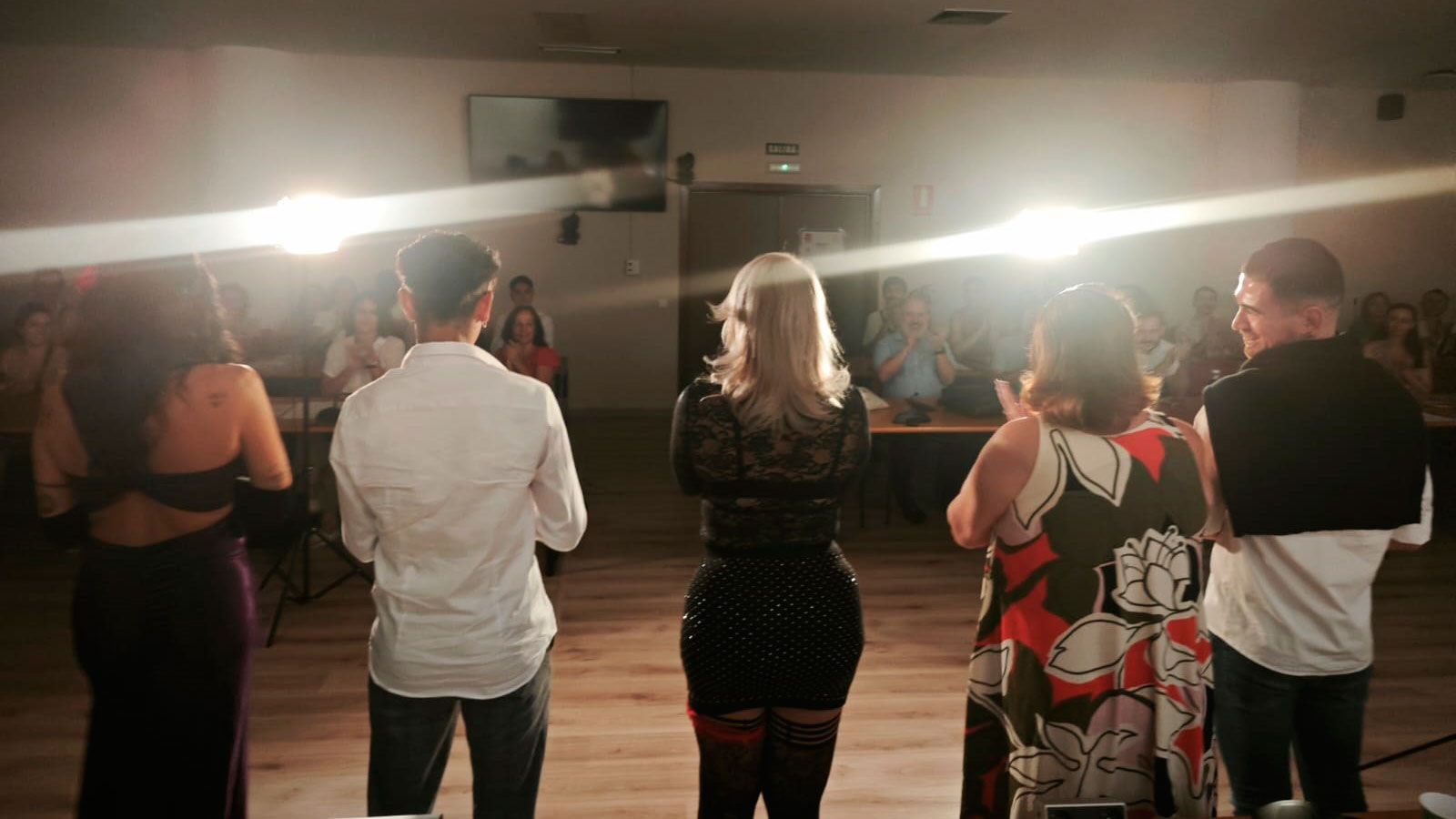 Uno de los ensayos del elenco participante en la obra de teatro inmersivo ‘Mujeres caracoles’. | CEDIDA Uno de los ensayos del elenco participante en la obra de teatro inmersivo ‘Mujeres caracoles’. | CEDIDA