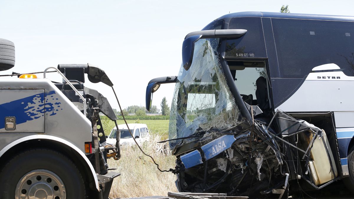 El último accidente de tráfico con víctimas mortales se registró la semana pasada en Hospital de Órbigo. | ICAL