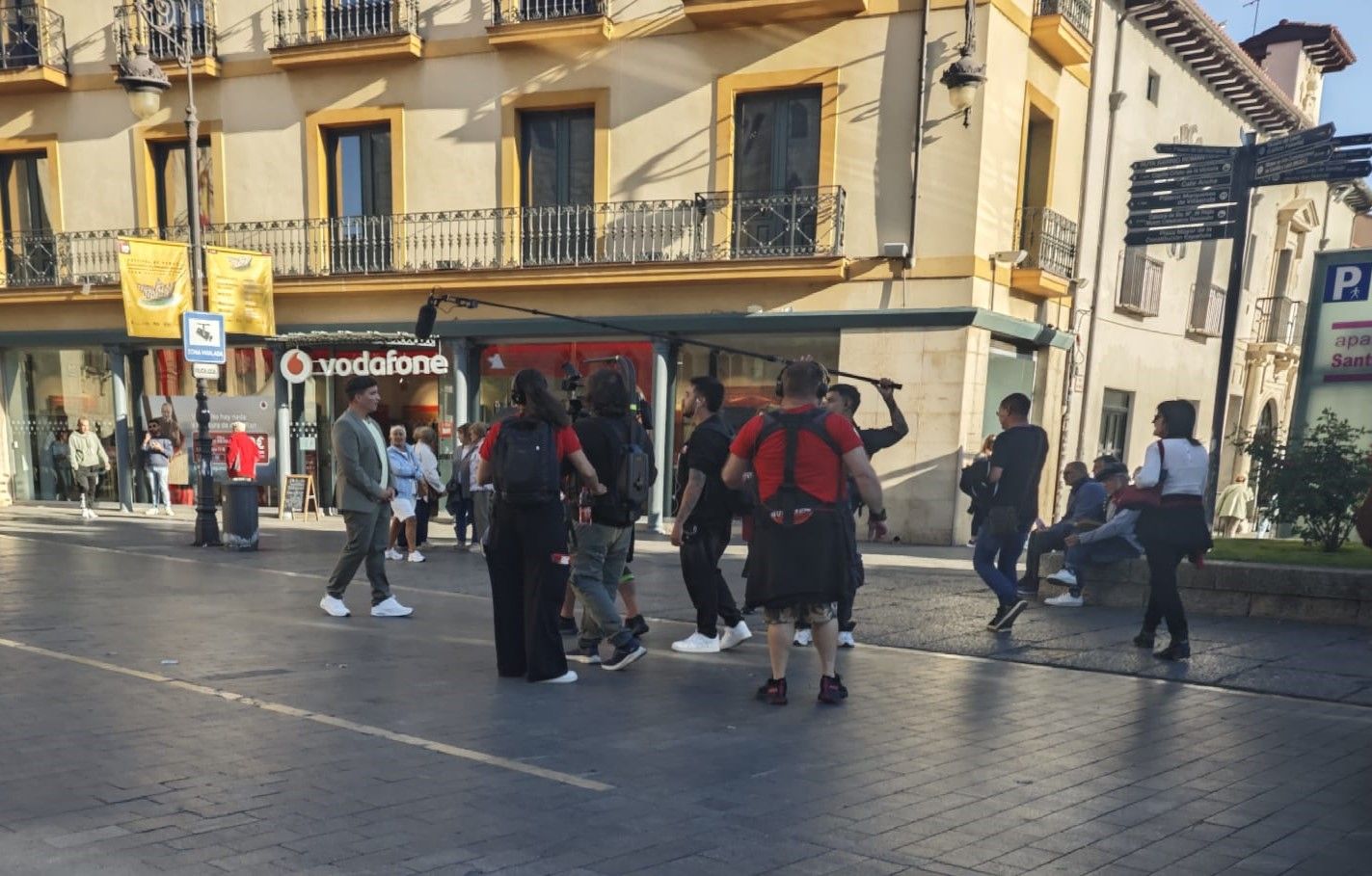 Xuso Jones graba Lo sabe no lo sabe en León. | L.N.C.