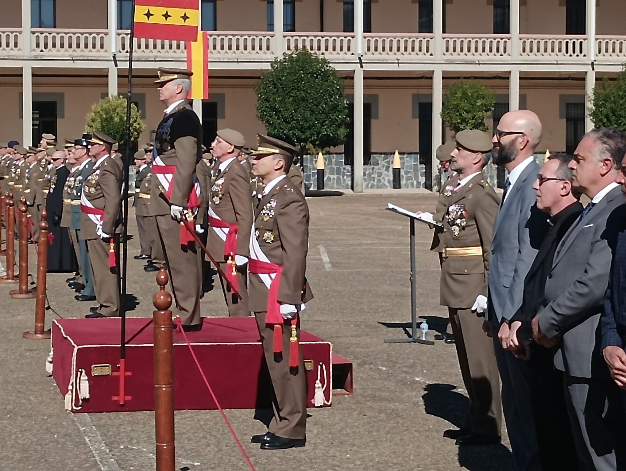  Un instante de la ceremonia.