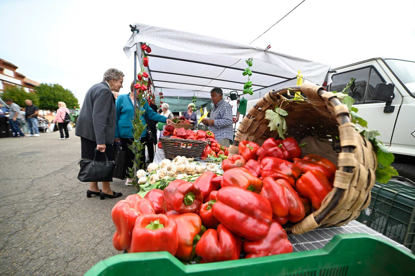 La mejor feria del pimiento de España triunfa en Fresno de la Vega