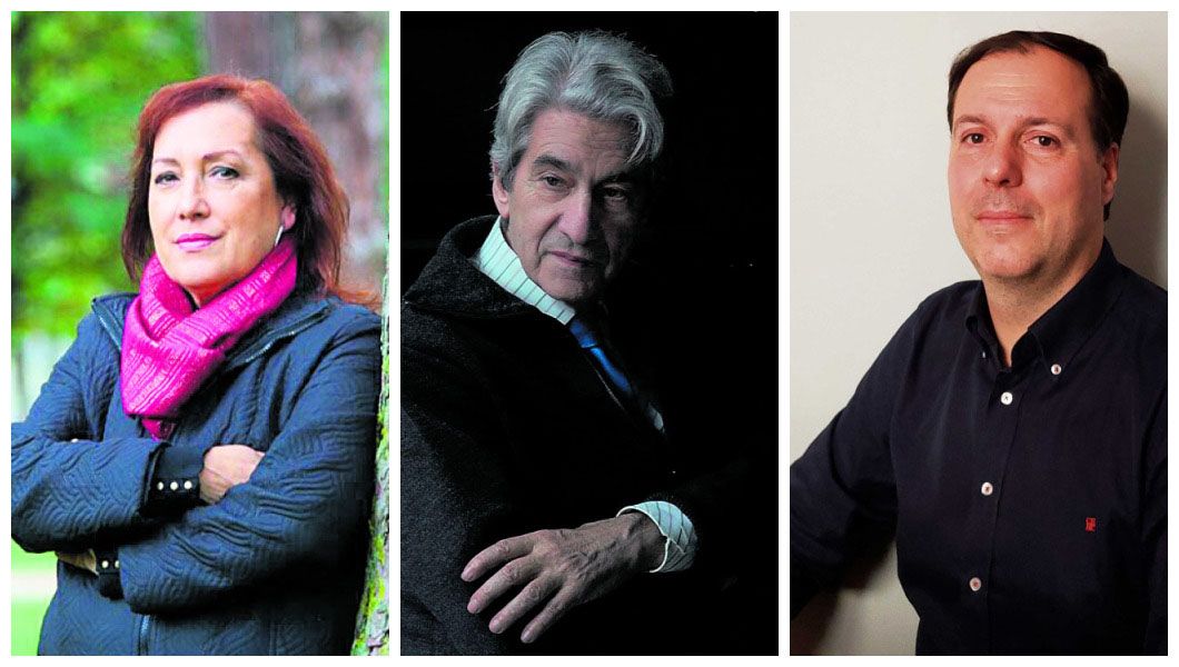 Jesús Ángel Rodríguez Recio, Jesús Legido y María José Cordero, tres de los compositores de los que se interpretarán obras en el doble cierre del Festival. | L.N.C. Jesús Ángel Rodríguez Recio, Jesús Legido y María José Cordero, tres de los compositores de los que se interpretarán obras en el doble cierre del Festival. | L.N.C.