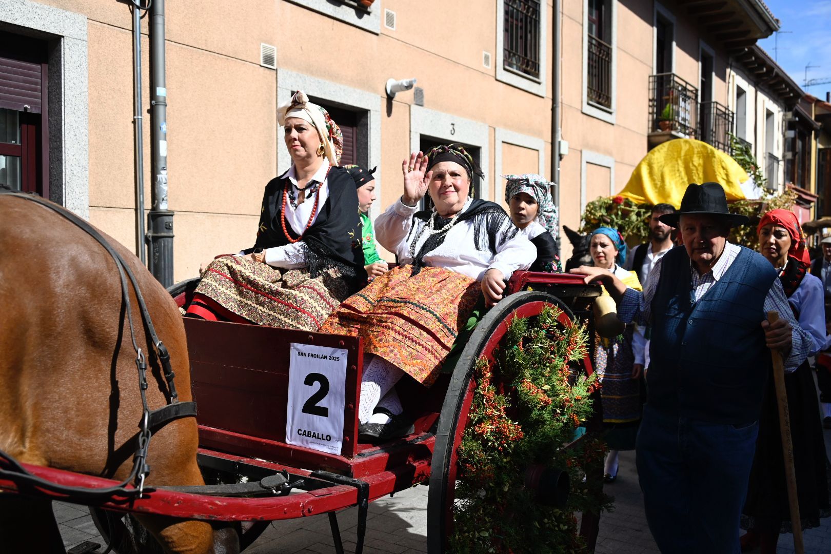 El desfile y concurso de carros engalanados