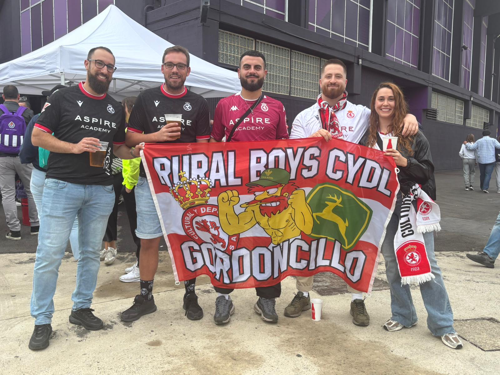 Afición de la Cultural en Valladolid