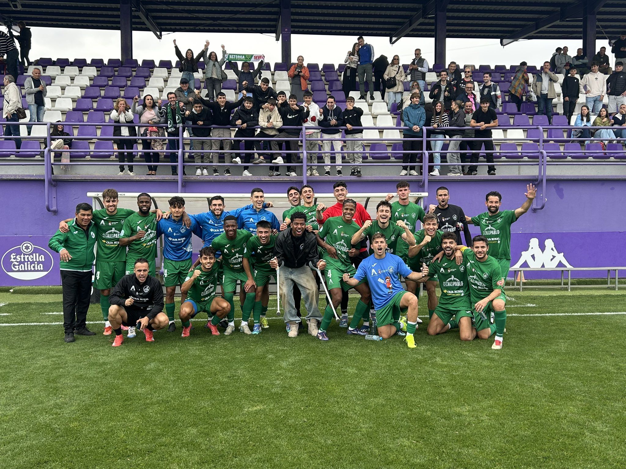 El Astorga consiguió su primera victoria ante el Valladolid B.  ATLETICOASTORGA