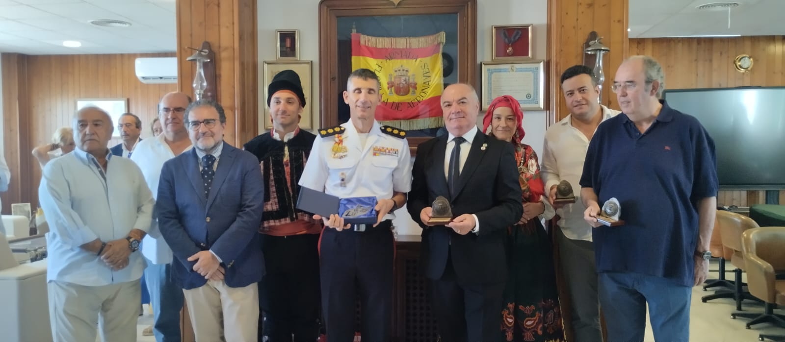 Un momento del acto. | L.N.C.