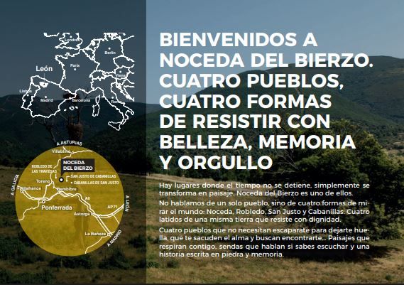 Una de las páginas del folleto.