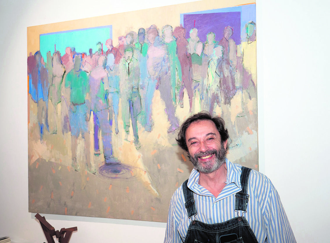 Tras diez años de ausencia Fernando Vázquez Mourelo regresa a una galería leonesa. Tras diez años de ausencia Fernando Vázquez Mourelo regresa a una galería leonesa.