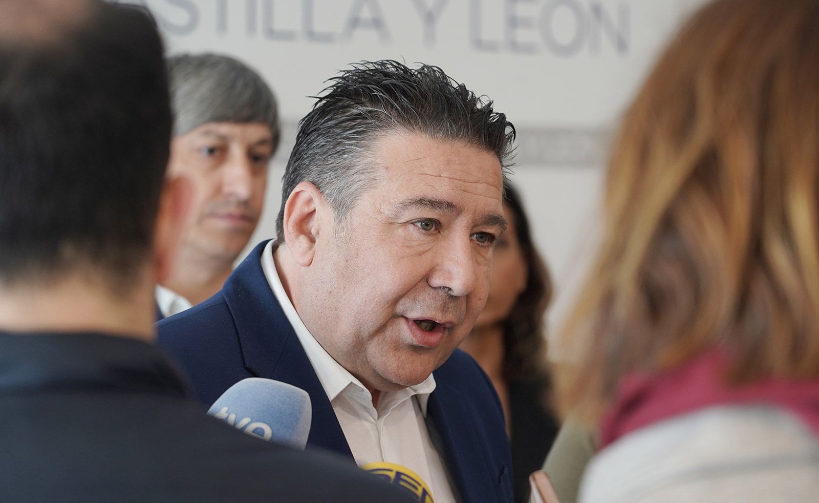 Luis Mariano Santos, en las Cortes de Castilla y León. | ICAL