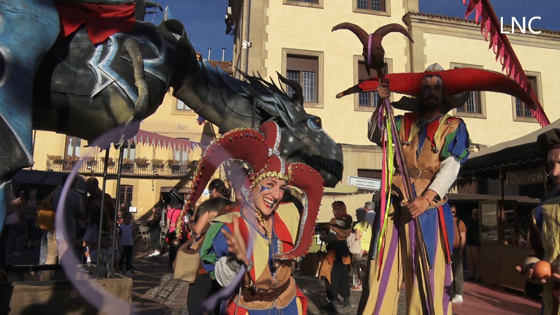 Un instante de la inauguración del Mercado Medieval de las Tres Culturas | LAURA PASTORIZA