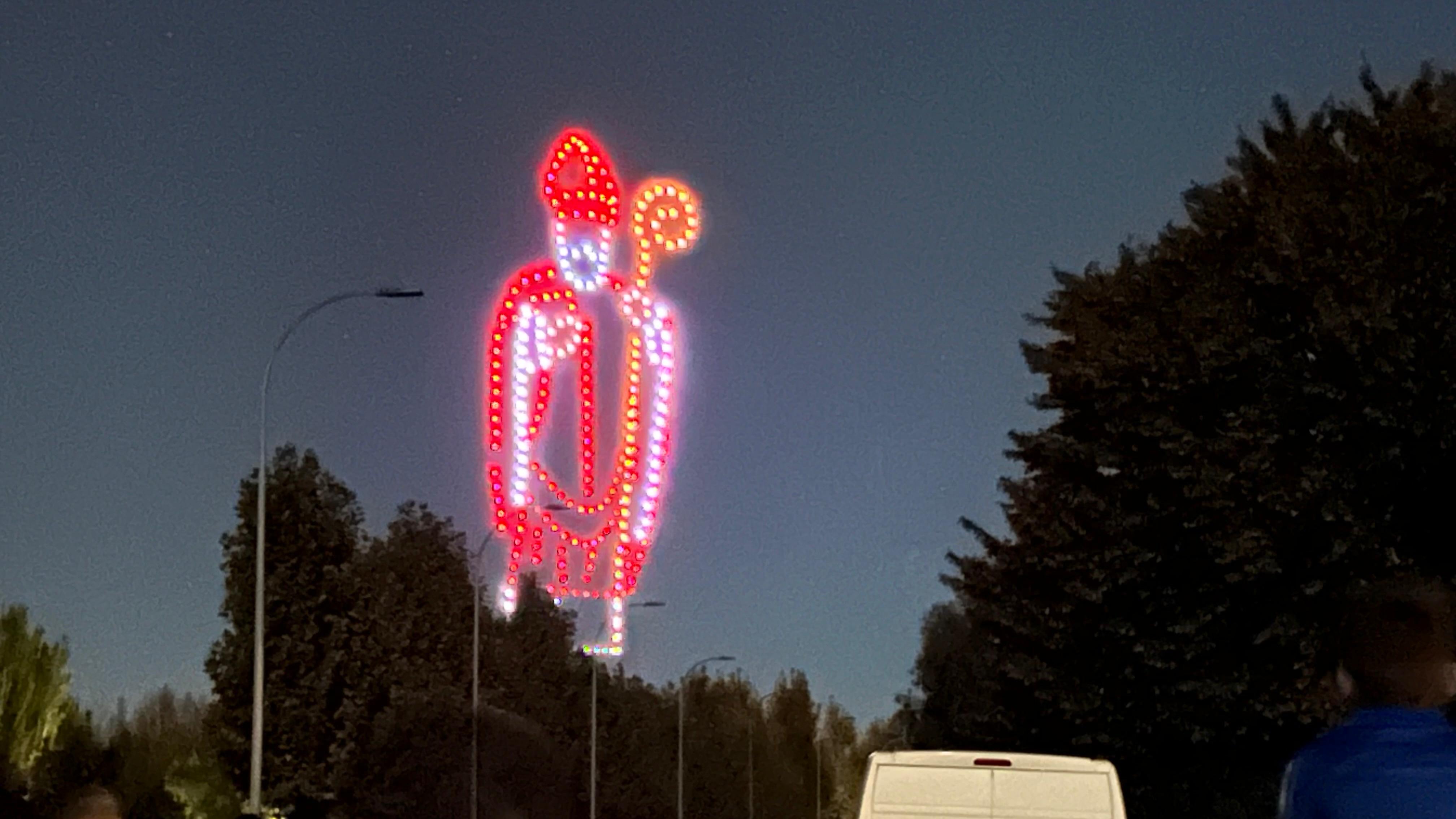 Espectáculo de drones de San Froilán en León